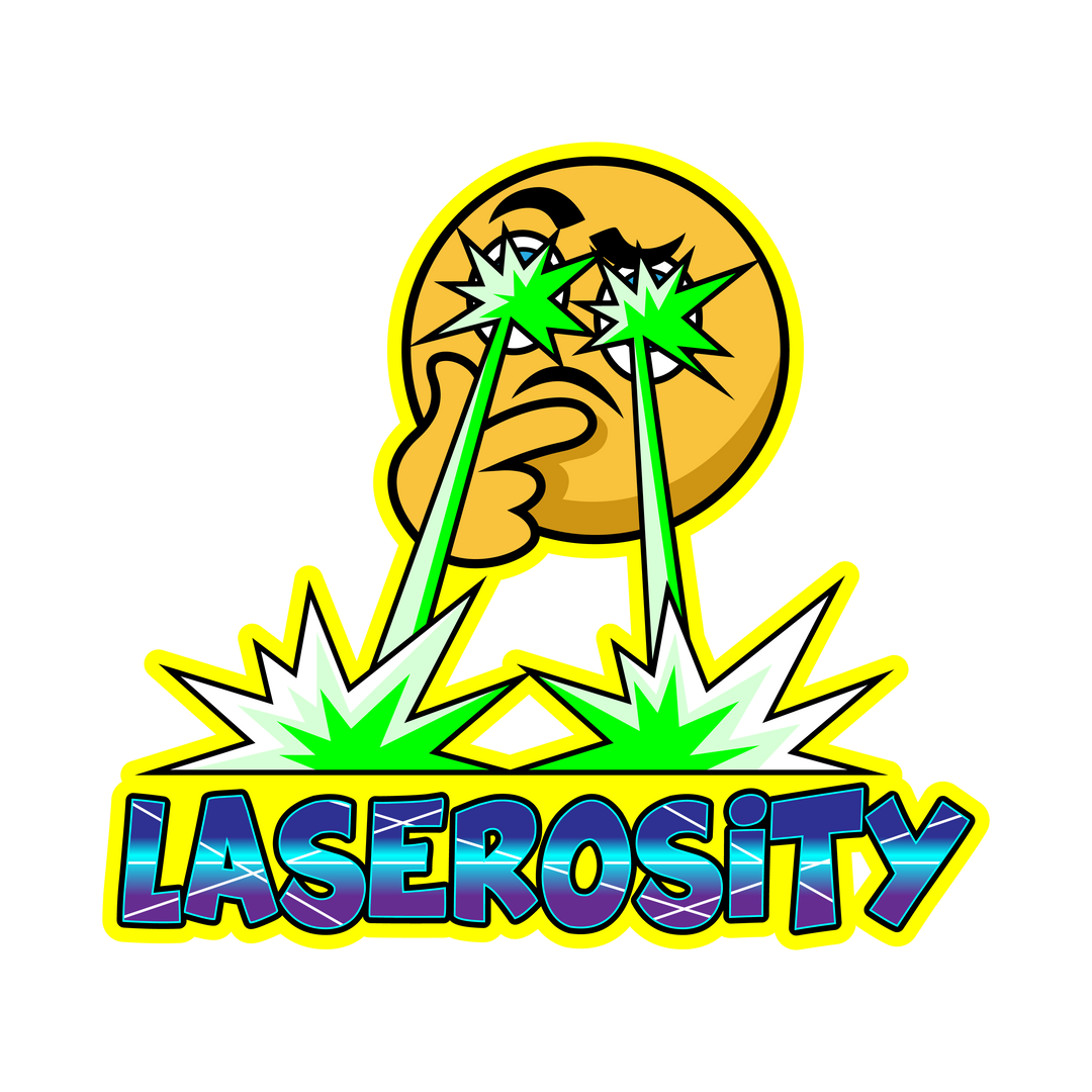 Laser Show Stickers | Cool Laser-Inspired Decals | Laserosity